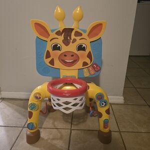 Giraffe Play Center - Yellow, Blue, and Red